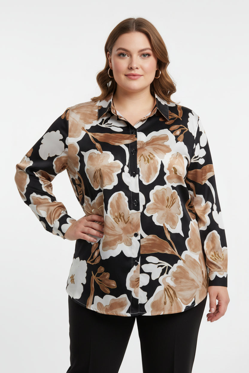 Camicia Flora Over