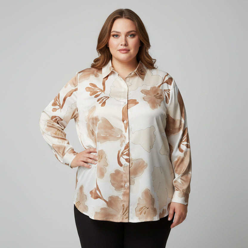 Camicia Flora Over