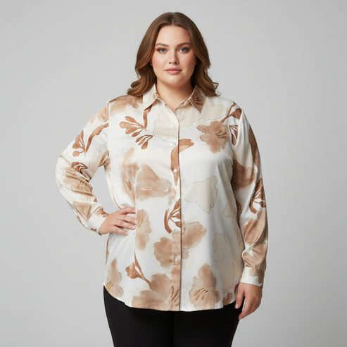 Camicia Flora Over