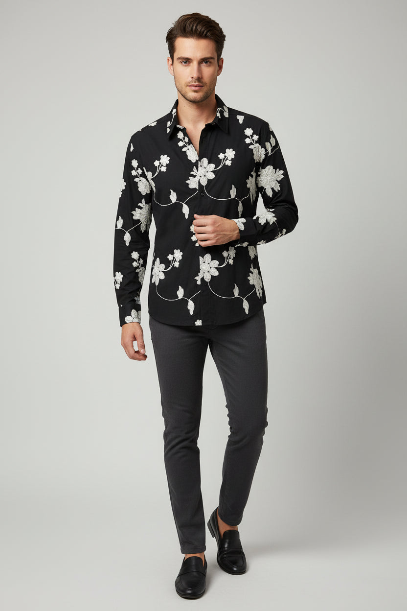 Camicia Fiori F34