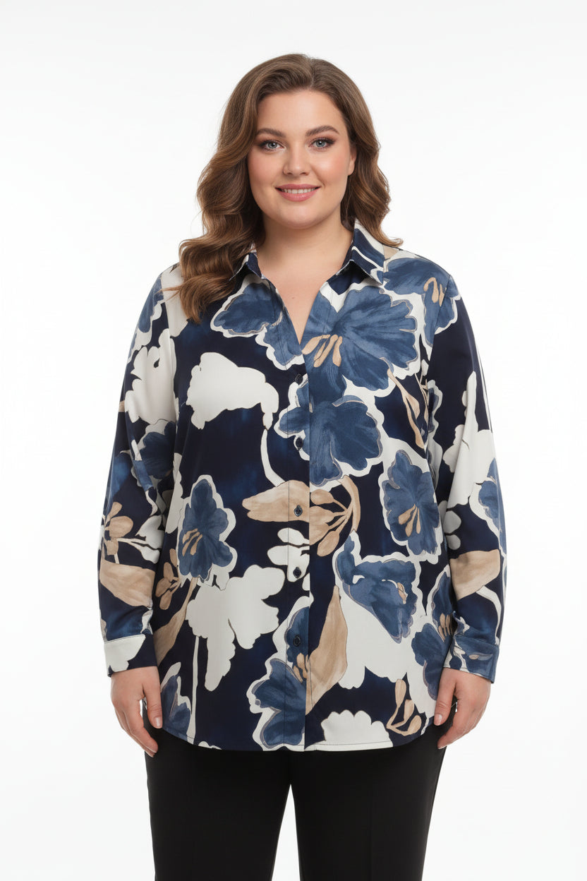 Camicia Flora Over