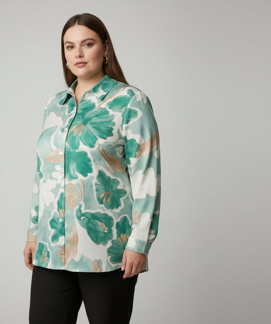 Camicia Flora Over