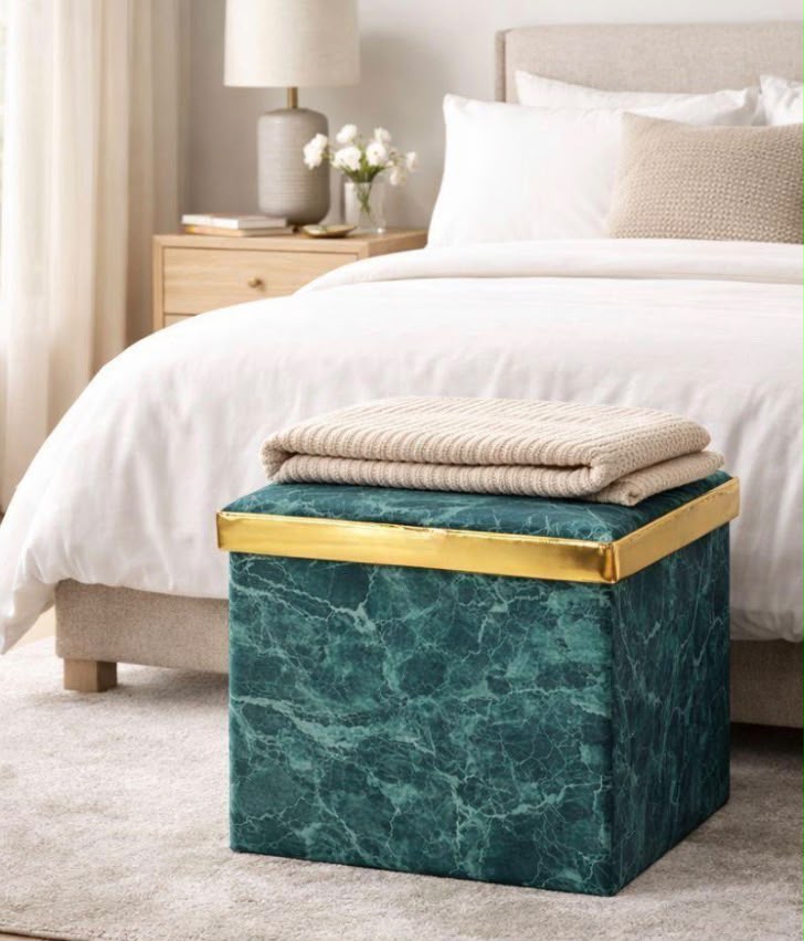 Pouf Contenitore Marmorea