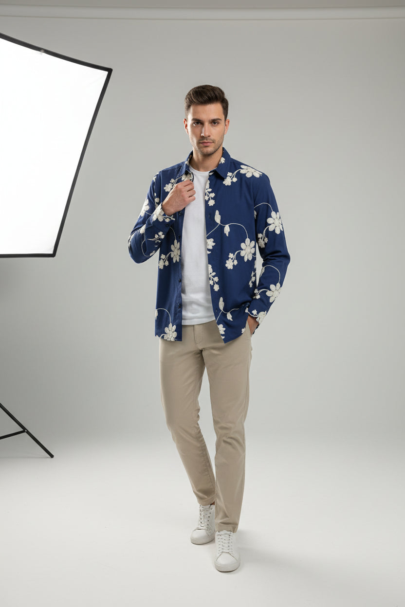 Camicia Fiori F34