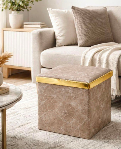 Pouf Contenitore Marmorea