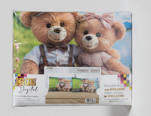 Completo Letto Matrimoniale Happy Bears