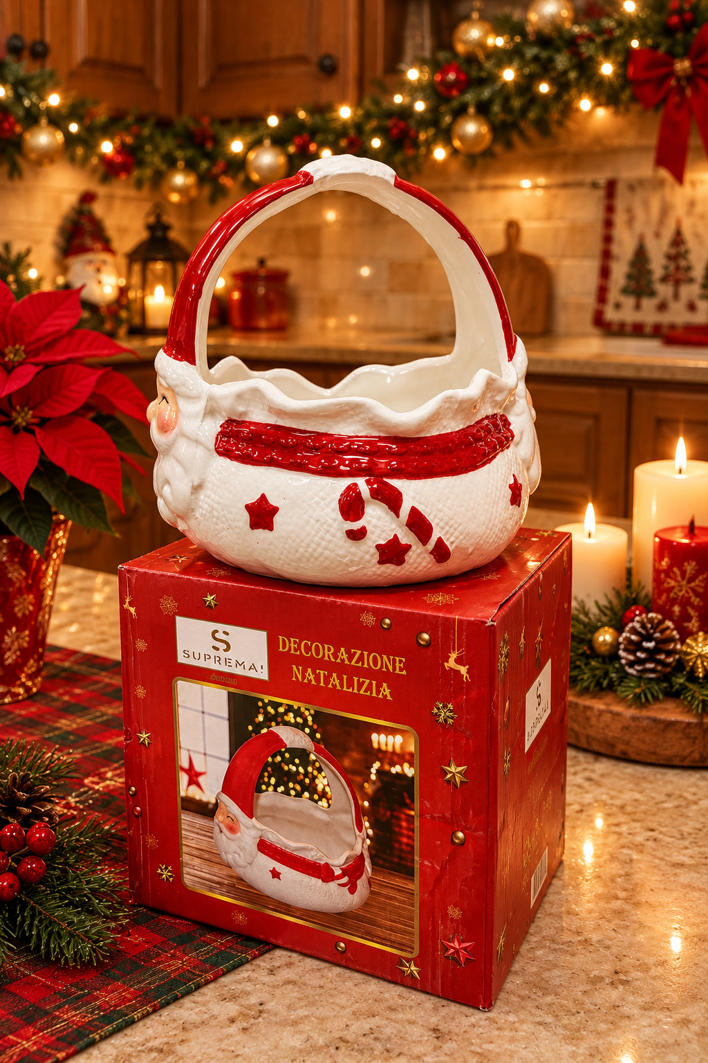 Cestino Babbo Natale